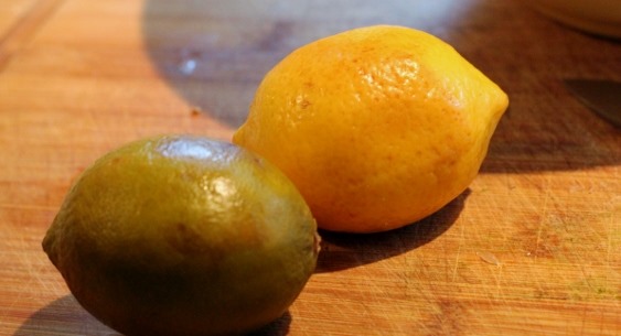 Smoked Lemon and Lime for Smokey Bloody Marys