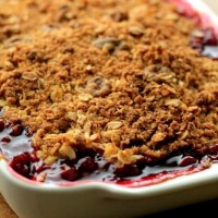 Blackberry-Peach Crisp